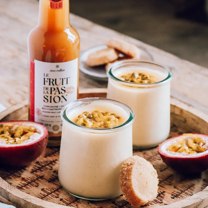 Mousse passion à base de Concentré à Diluer BIO – Le Fruit de la Passion Alain Milliat