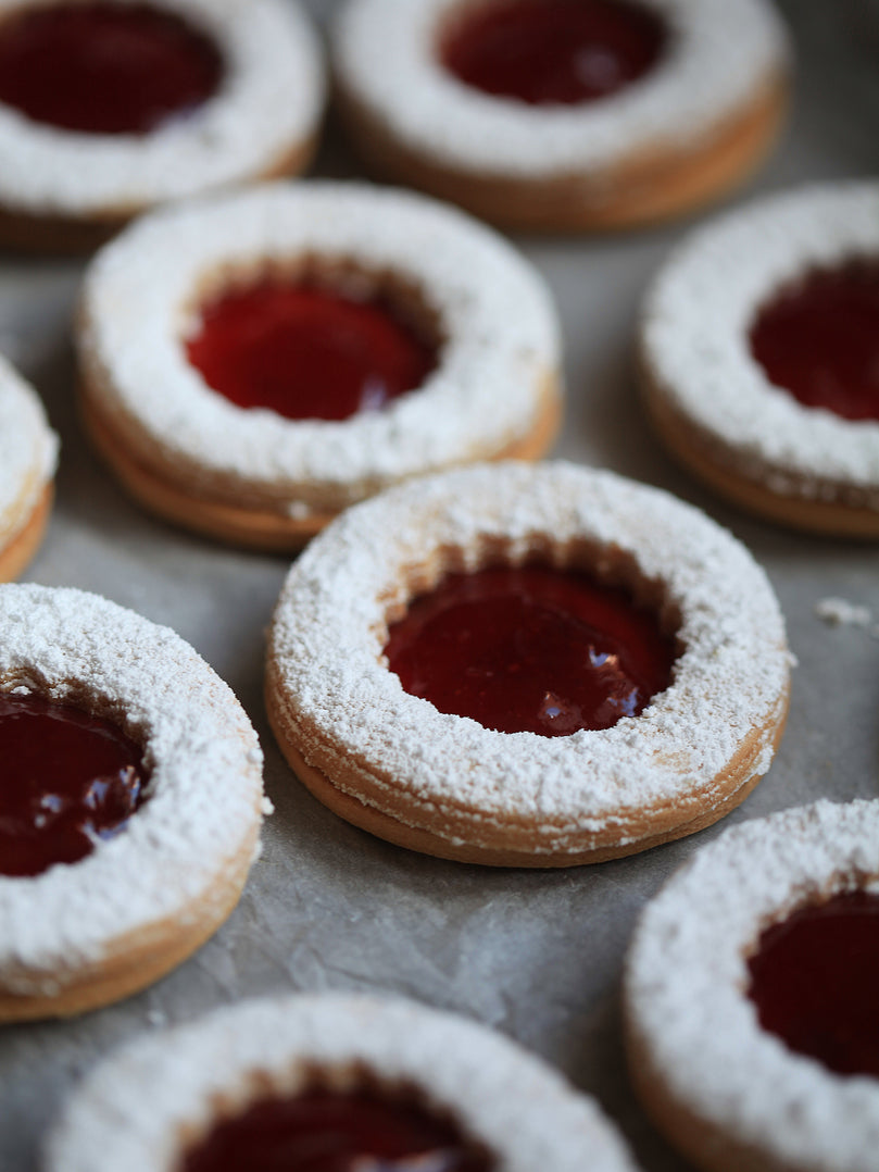 Sablés à la confiture de fraise