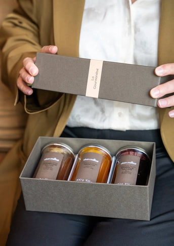 La Gourmandise <p>Coffret Confitures 3x300g</p> Alain Milliat