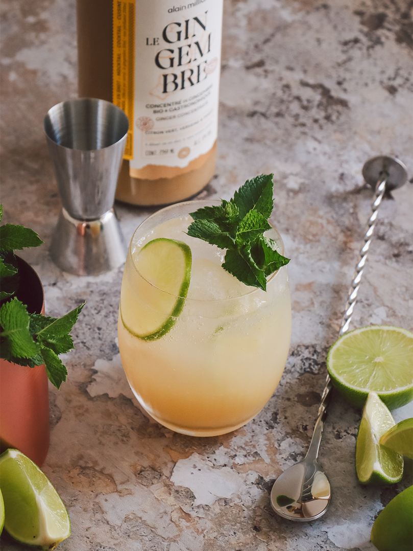 Moscow Mule - Cocktail avec Le Gingembre Alain Milliat