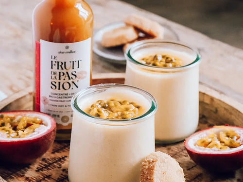 Mousse passion à base de Concentré à Diluer BIO – Le Fruit de la Passion Alain Milliat