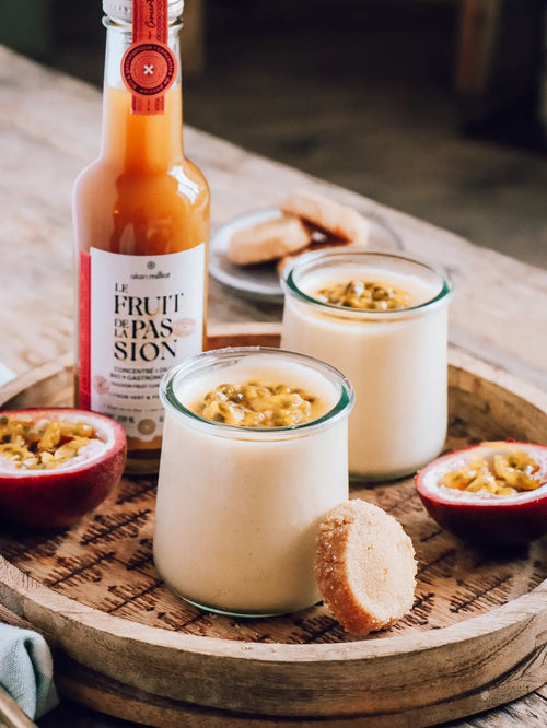 Mousse passion à base de Concentré à Diluer BIO – Le Fruit de la Passion Alain Milliat