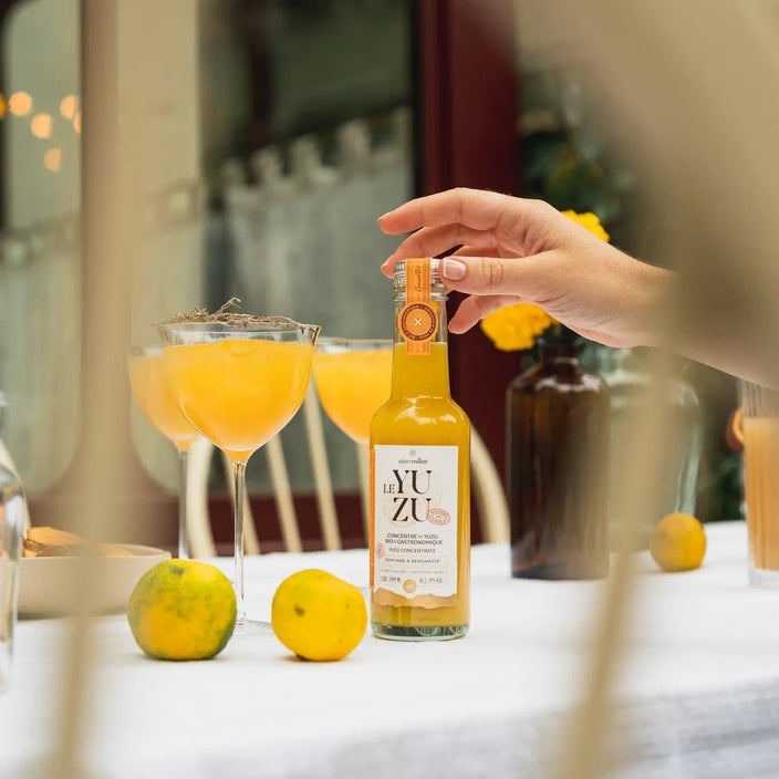 Concentré à Diluer BIO au Yuzu Alain Milliat, une base cocktail naturelle et intense