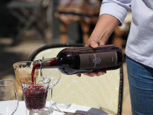 Des jus de dégustation à la table des chefs