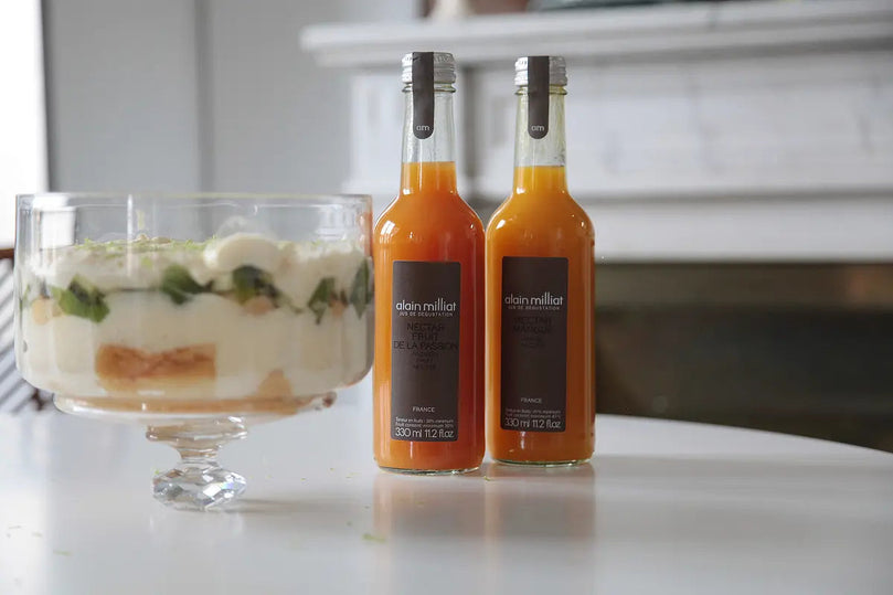 Tiramisu inspiré du Chef Cyril Lignac relevé avec nos nectars de Mangue et Fruit de la Passion