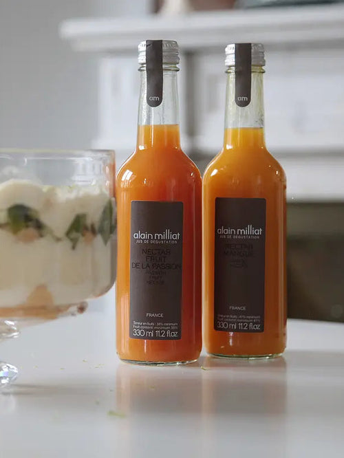 Tiramisu inspiré du Chef Cyril Lignac relevé avec nos nectars de Mangue et Fruit de la Passion