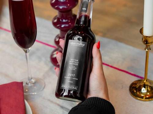 Les-accords-mets-jus-avec-La-Myrtille-Sauvage-Millésime-2017 Alain Milliat