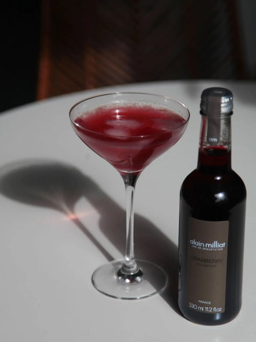Cointreaupolitain réalisé avec le Cranberry Alain Milliat