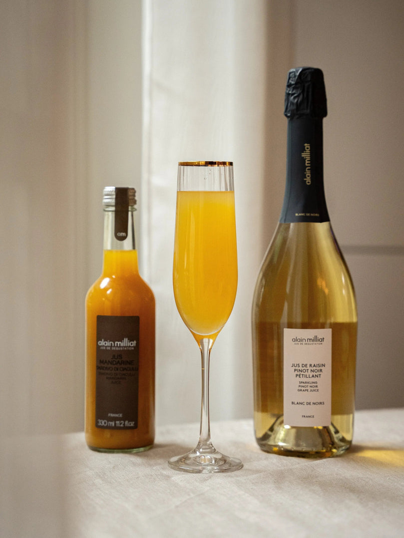 Cocktail sans alcool Mimosa revisité par Alain Milliat
