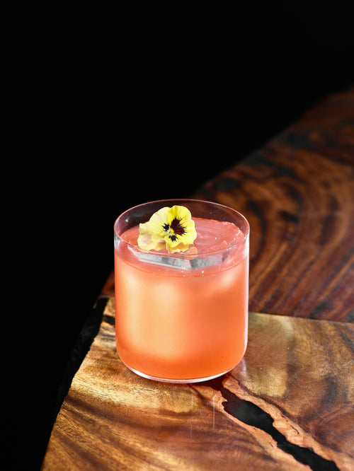 Cocktail Pink Collins : pamplemousse rose et yuzu