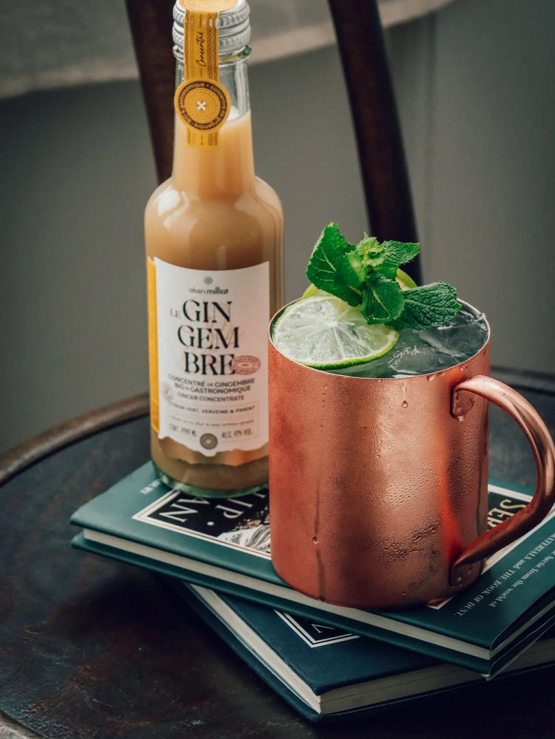 Virgin Moscow Mule - mocktail sans alcool avec Le Gingembre Alain Milliat