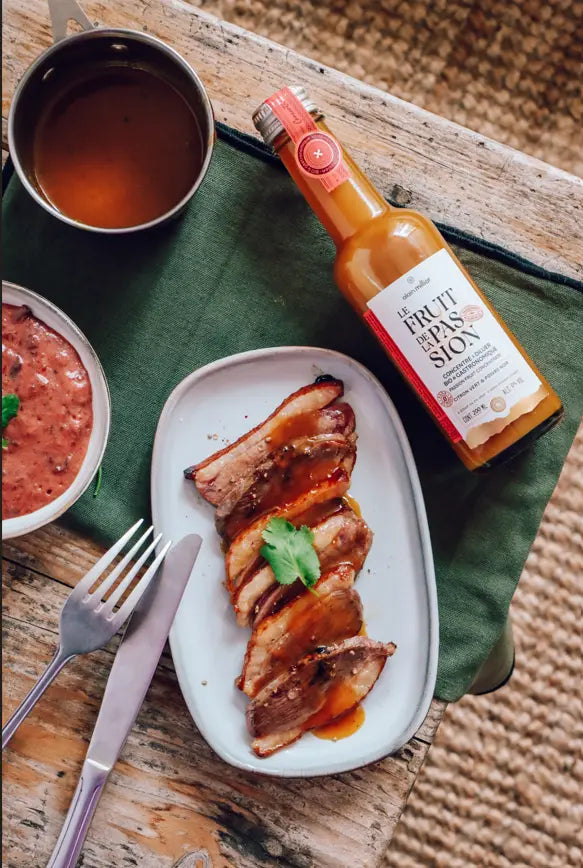 Le-Magret-de-canard-à-la-Passion-amp-Betterave Alain Milliat