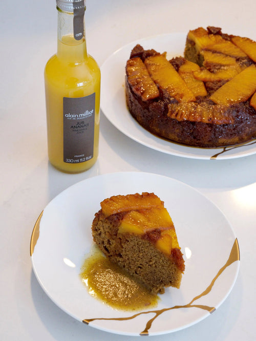Le-cake-retourné-à-l-ananas-par-Alexia-Duchêne Alain Milliat