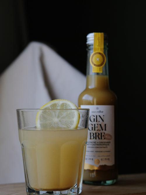 Cocktail Toddy au Gingembre : gingembre et gin