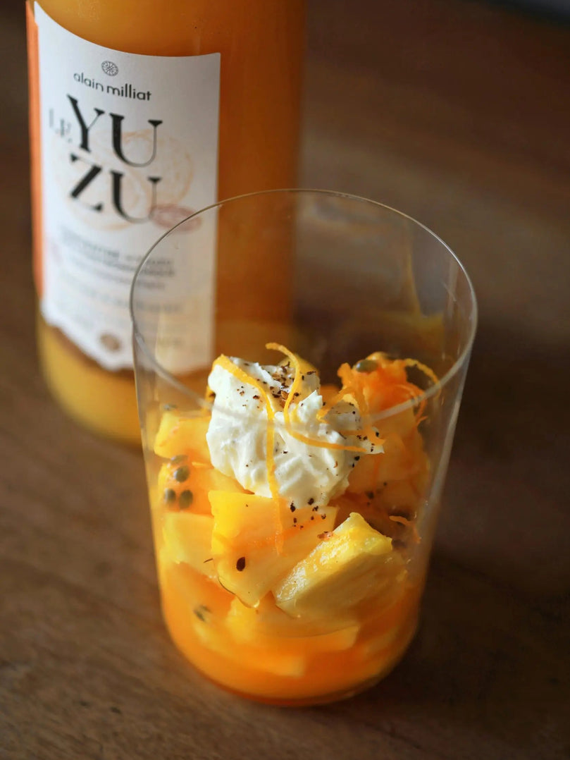 Un dessert exotique avec Le Yuzu, réalisé par Alain Milliat