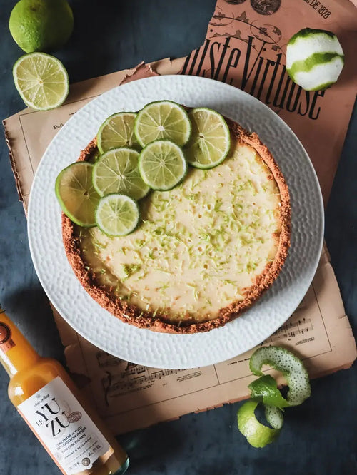 Dessert traditionnel de Floride au citron vert et yuzu