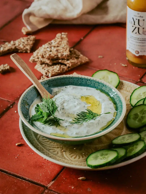 Une sauce parfaite et rafraîchissante pour tremper des crudités.