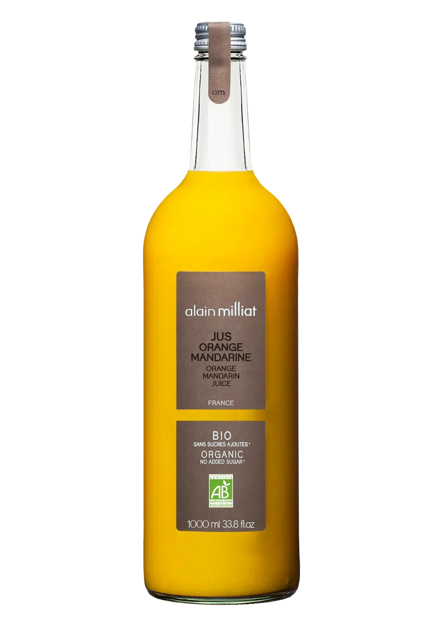 Jus Orange Mandarine Bio Alain Milliat