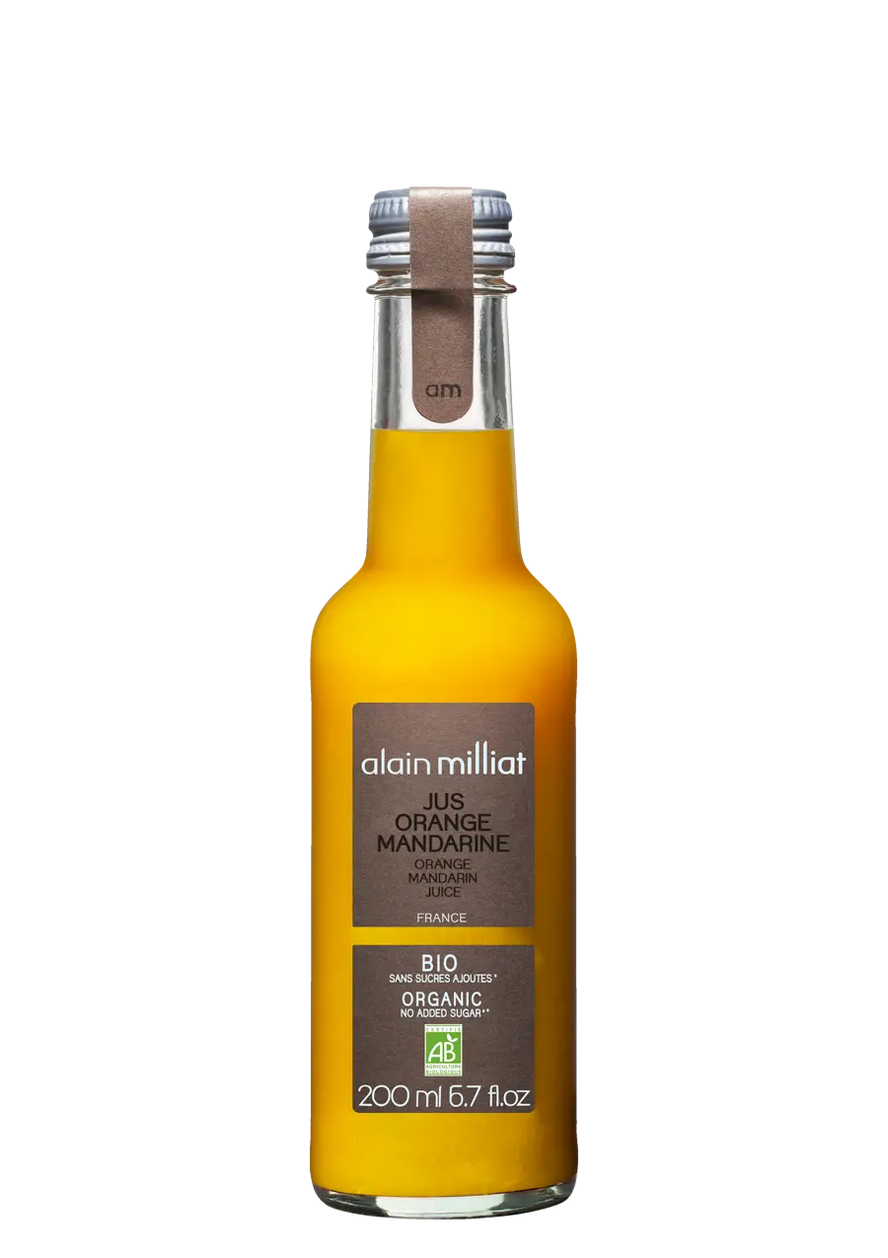 Jus Orange Mandarine Bio Alain Milliat