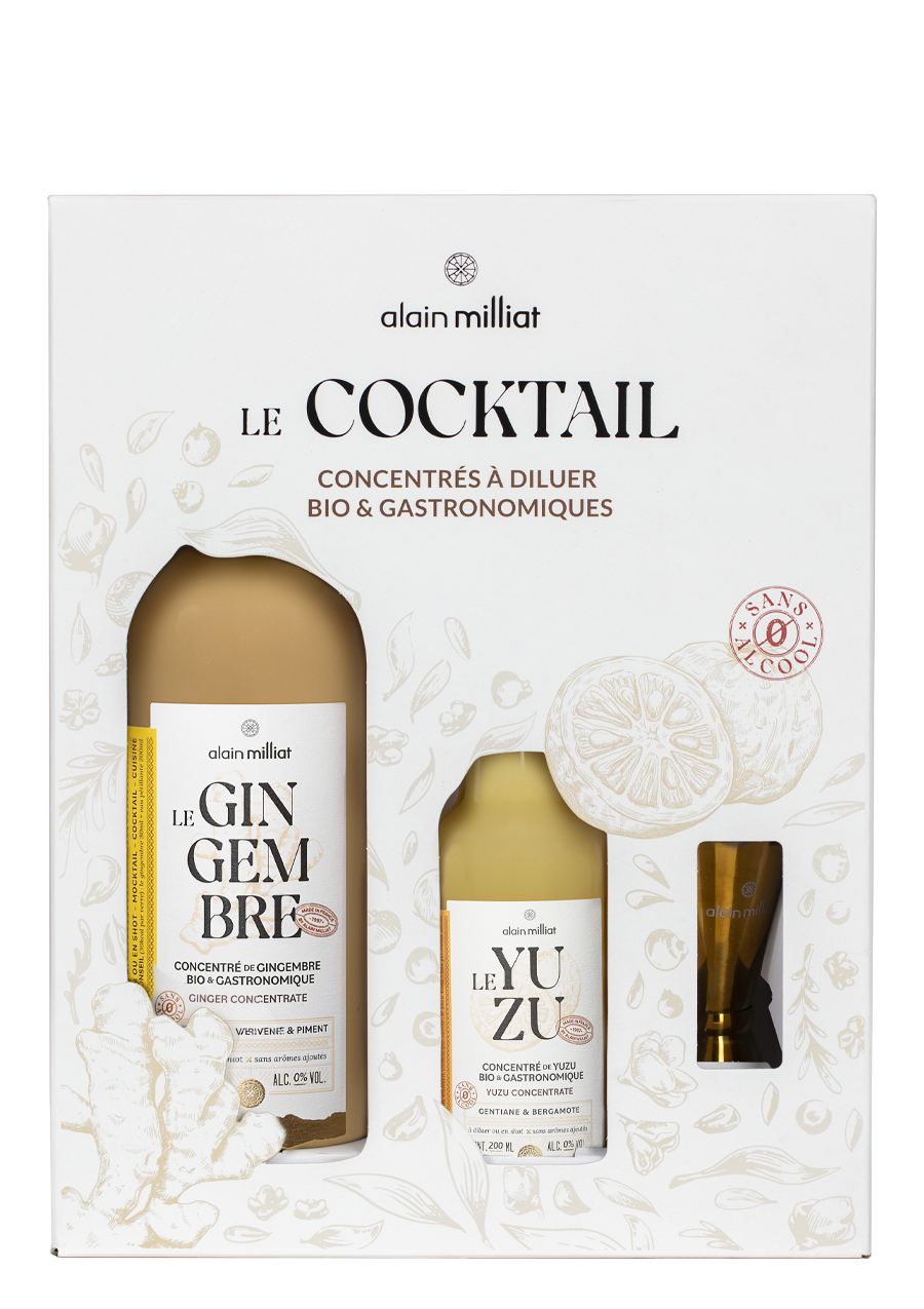 Le Cocktail <p>Le Gingembre 75cl , Le Yuzu 20cl et doseur</p>